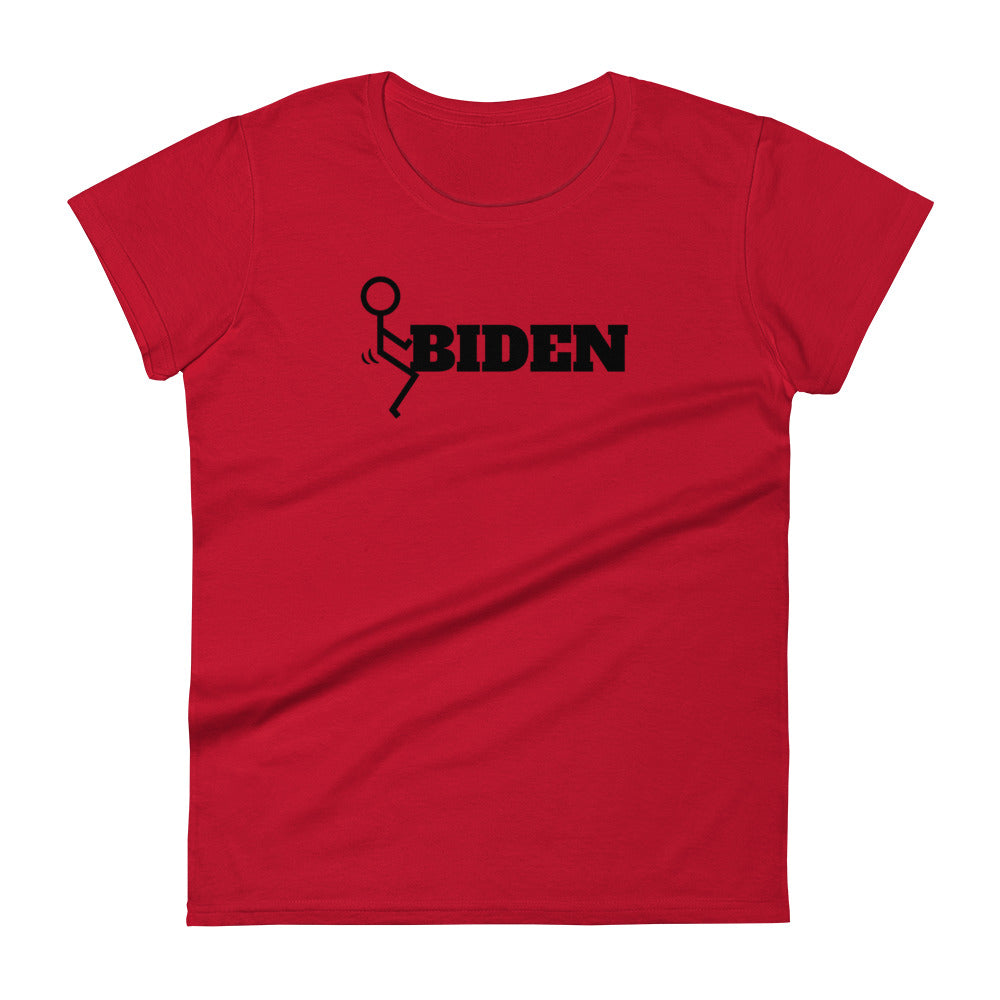 Fuck Biden Ladies T Shirt