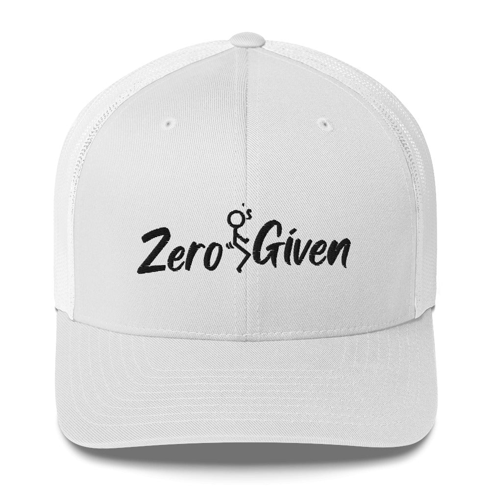 Zero Fucks Given Trucker Hat