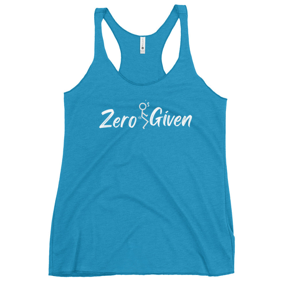 Zero Fucks Given Ladies Tank