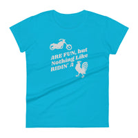 Ridin a Cock Ladies T Shirt