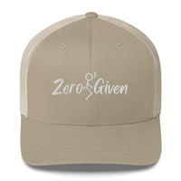 Zero Fucks Given Trucker Hat