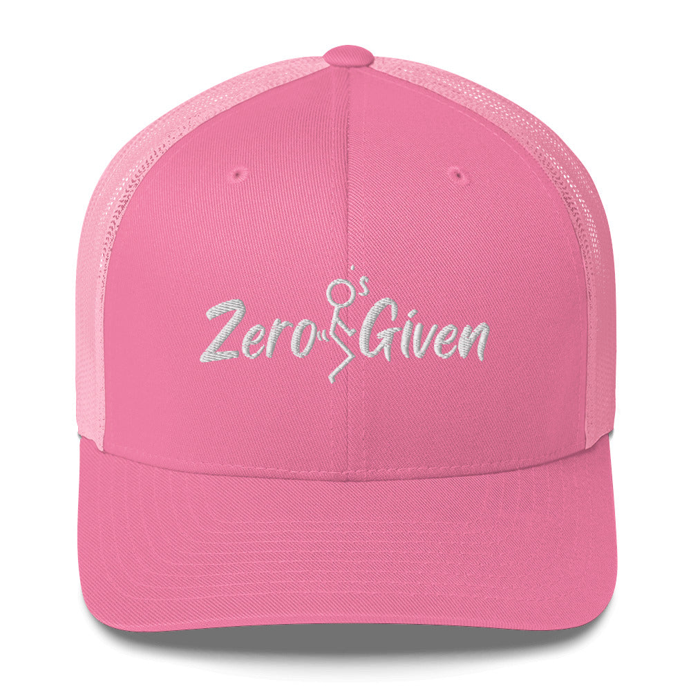 Zero Fucks Given Trucker Hat