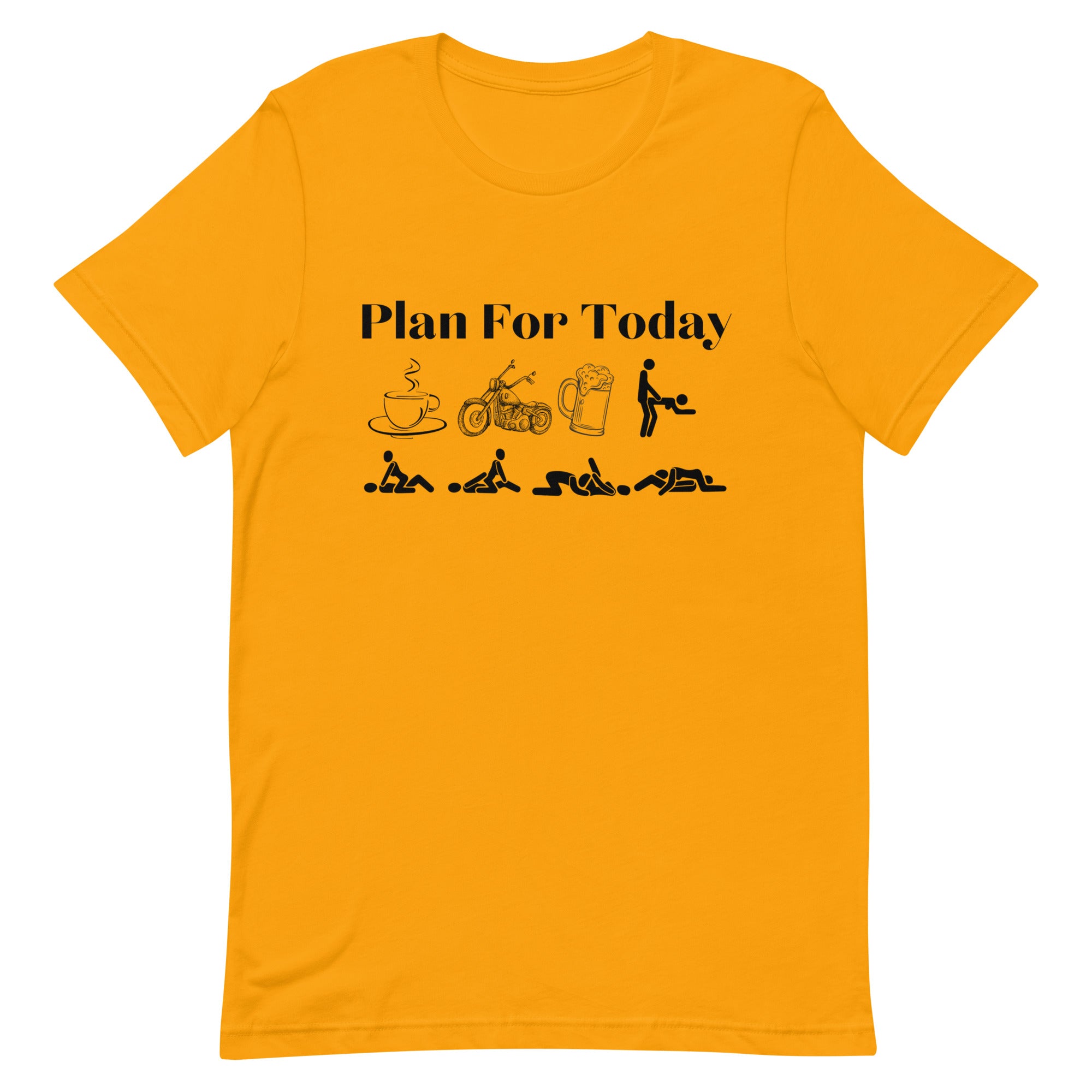 Motorcycle Plan For Today T-Shirt